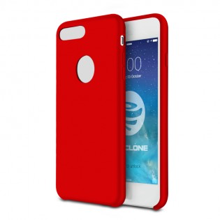 Чехол накладка Xiaomi Guildford Liquid Silicone Magnetic Plug iPhone 7 Plus Red